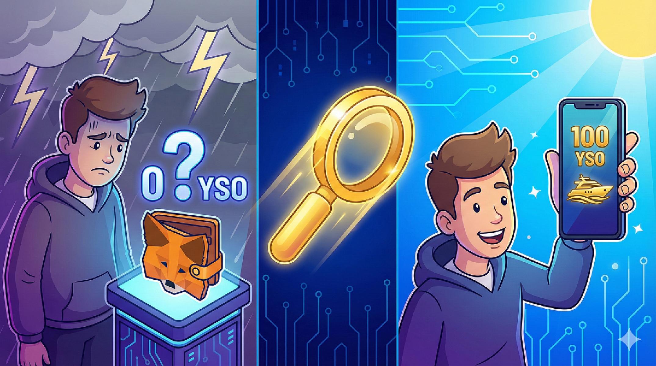 Title: Where Are My Tokens?! I Bought YSO But My Wallet Is Empty 😱 [The Fix]